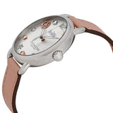 Coach Tatum White Dial Pink Leather Strap Watch For Women - 14502799 Authentic Buy Shop Now