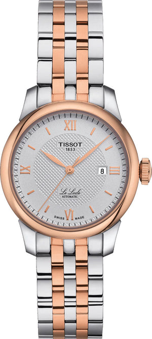 Tissot T Classic Le Locle Automatic Silver Dial Two Tone Steel Strap Watch For Women - T006.207.22.038.00 Authentic Buy Shop Now