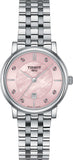 Tissot T Classic Carson Premium Pink Dial Silver Steel Strap Watch for Women - T122.210.11.159.00 Authentic Buy Shop Now