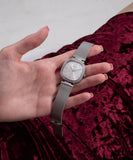 Guess Tapestry Diamonds Silver Dial Silver Mesh Bracelet Watch for Women - GW0354L1 Authentic Buy Shop Now