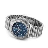 Breitling Chronomat B01 42 Frecce Tricolori Blue Dial Silver Steel Strap Watch for Men - AB01344A1C1A1 Authentic Buy Shop Now