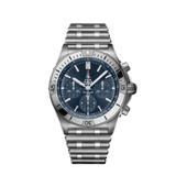 Breitling Chronomat B01 42 Frecce Tricolori Blue Dial Silver Steel Strap Watch for Men - AB01344A1C1A1 Authentic Buy Shop Now