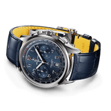 Breitling Premier B01 Chronograph 42 Blue Dial Blue Leather Strap Watch for Men - AB0145171C1P2 Authentic Buy Shop Now