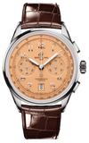 Breitling Premier B01 Chronograph 42 Beige Dial Brown Leather Strap Watch for Men - AB0145331K1P1 Authentic Buy Shop Now