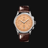 Breitling Premier B01 Chronograph 42 Beige Dial Brown Leather Strap Watch for Men - AB0145331K1P1 Authentic Buy Shop Now