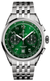 Breitling Premier B01 Chronograph 42 Green Dial Silver Steel Strap Watch for Men - AB0145371L1A1 Authentic Buy Shop Now