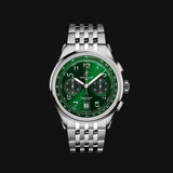 Breitling Premier B01 Chronograph 42 Green Dial Silver Steel Strap Watch for Men - AB0145371L1A1 Authentic Buy Shop Now