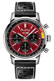 Breitling Top Time B01 Chevrolet Corvette Red Dial Black Leather Strap Watch for Men - AB01761A1K1X1 Authentic Buy Shop Now