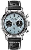 Breitling Top Time B01 Triumph Blue Dial Black Leather Strap Watch for Men - AB01764A1C1X1 Authentic Buy Shop Now