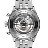 Breitling Super Avi B04 Chronograph GMT 46 P-51 Mustang Black Dial Silver Steel Strap Watch for Men - AB04453A1B1A1 Authentic Buy Shop Now