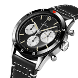 Breitling Avi Ref. 765 1964 Re Edition Black Dial Black Leather Strap Watch for Men - AB09451A1B1X1 Authentic Buy Shop Now