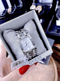Guess MOD G Diamonds Silver Dial Silver Steel Strap Watch for Women - GW0294L1 Authentic Buy Shop Now