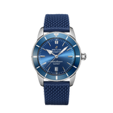 Breitling Superocean Heritage B20 Automatic 46 Blue Dial Blue Mesh Bracelet Watch for Men - AB2020161C1S1 Authentic Buy Shop Now