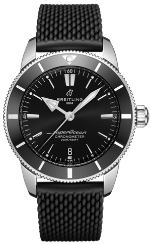 Breitling Superocean Heritage B20 Automatic 44 Black Dial Black Mesh Bracelet Watch for Men - AB2030121B1S1 Authentic Buy Shop Now