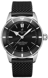 Breitling Superocean Heritage B20 Automatic 44 Black Dial Black Mesh Bracelet Watch for Men - AB2030121B1S1 Authentic Buy Shop Now