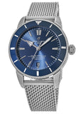 Breitling Superocean Heritage B20 Automatic 44 Blue Dial Silver Mesh Bracelet Watch for Men - AB2030161C1A1 Authentic Buy Shop Now