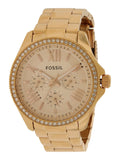Fossil Cecile Rose Gold Dial Rose Gold Steel Strap Watch for Women - AM4483 Authentic Buy Shop Now