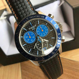 Tissot V8 Alpine Carbon Chronograph Black Dial Black Leather Strap Watch For Men - T106.417.16.201.00 Authentic Buy Shop Now
