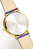 Versace V-Circle The Clans Edition Silver Dial Multicolor Leather Strap Watch for Women - VE8100118 Authentic Buy Shop Now