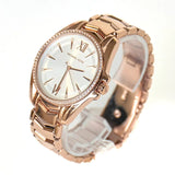 Michael Kors Whitney Quartz White Dial Rose Gold Steel Strap Watch For Women - MK6694 Authentic Buy Shop Now