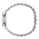 Gucci G Timeless Diamonds Mother of Pearl Dial Silver Steel Strap Watch For Women - YA126542 Authentic Buy Shop Now