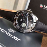 Tag Heuer Aquaracer Calibre 5 Moon Black Dial Black Nylon Strap Watch for Men - WAY201J.FC6370 Authentic Buy Shop Now