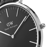 Daniel Wellington Classic Cornwall Black Dial Black Nylon Strap Watch For Women - DW00100149 Authentic Buy Shop Now