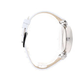 Swarovski Era Journey Silver Dial White Leather Strap Watch for Women - 5295346 Authentic Buy Shop Now
