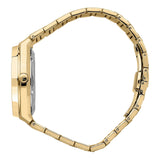 Maserati Stile Black Dial Gold Steel Strap Watch For Men - R8853142004 Authentic Buy Shop Now