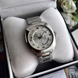 Gucci GG2570 Silver Dial Silver Steel Strap Watch For Men - YA142308 Authentic Buy Shop Now