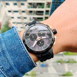 Tissot T Race Cycling Chronograph Black Dial Black Rubber Strap Watch For Men - T111.417.37.441.07 Authentic Buy Shop Now
