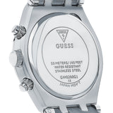 Guess Continental Black Dial Silver Steel Strap Watch for Men - GW0260G1 Authentic Buy Shop Now