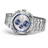 Maurice Lacroix Aikon Chronograph Silver Dial Silver Steel Strap Watch for Men - AI1018-SS002-131-1 Authentic Buy Shop Now