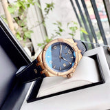 Maurice Lacroix Aikon Limited Edition Blue Dial Blue Leather Strap Watch For Men - AI6008-BRZ01-420-1 Authentic Buy Shop Now
