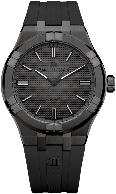Maurice Lacroix Aikon Automatic Gunmetal Dial Black Rubber Strap Watch For Men - AI6008-PVB00-330-2 Authentic Buy Shop Now