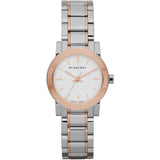 Burberry The City Silver Dial Two Tone Steel Strap Watch for Women - BU9205 Authentic Buy Shop Now