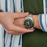Fossil FB-01 Chronograph Black Dial Silver Steel Strap Watch for Men - FS5864 Authentic Buy Shop Now