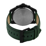 Armani Exchange Banks Chronograph Green Dial Green Leather Strap Watch For Men - AX1725 Authentic Buy Shop Now