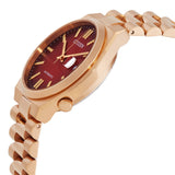 Citizen Tsuyosa Automatic Red Dial Gold Steel Strap Watch For Men - NJ0153-82X Authentic Buy Shop Now