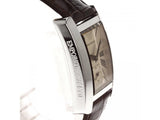 Emporio Armani Classic Beige Dial Brown Leather Strap Watch For Women - AR0155 Authentic Buy Shop Now