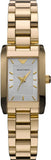 Emporio Armani Classic Silver Dial Gold Steel Strap Watch for Women - AR0360 Authentic Buy Shop Now
