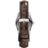 Emporio Armani Classic Quartz Beige Dial Brown Leather Strap Watch For Men - AR0646 Authentic Buy Shop Now