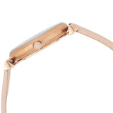 Emporio Armani Gianni T-Bar Quartz Rose Gold Dial Pink Leather Strap Watch For Women - AR11001 Authentic Buy Shop Now