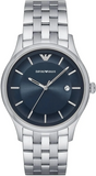 Emporio Armani Lambda Blue Dial Silver Steel Strap Watch for Men - AR11019 Authentic Buy Shop Now