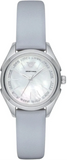 Emporio Armani Valeria Mother of Pearl Dial Blue Leather Strap Watch for Women - AR11032 Authentic Buy Shop Now