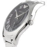 Emporio Armani Valente Quartz Black Dial Silver Steel Strap Watch For Men - AR11086 Authentic Buy Shop Now
