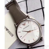 Emporio Armani Herren White Dial Brown Leather Strap Watch For Men - AR11103 Authentic Buy Shop Now