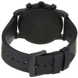 Emporio Armani Luigi Chronograph Black Dial Black Leather Strap Watch For Men - AR11133 Authentic Buy Shop Now
