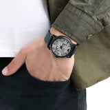 Emporio Armani Luigi Quartz White Dial Black Rubber Strap Watch For Men - AR11136 Authentic Buy Shop Now