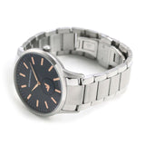 Emporio Armani Renato Blue Dial Silver Steel Strap Watch For Men - AR11137 Authentic Buy Shop Now